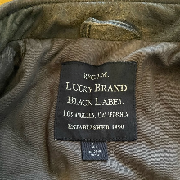 Lucky Brand Black Label Leather Jacket - Picture 2 of 7